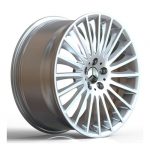 S Class Maybach Rims X222 Mercedes Multi Spoke Wheels Gloss Silver - Image 2