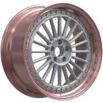 Multi Spoke Deep Dish Rose Gold Wheels For Sale - Image 2