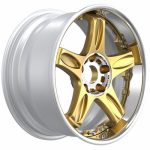 Bmw F32 Wheels Oem Polished And Gold Aftermarket Rims - Image 2