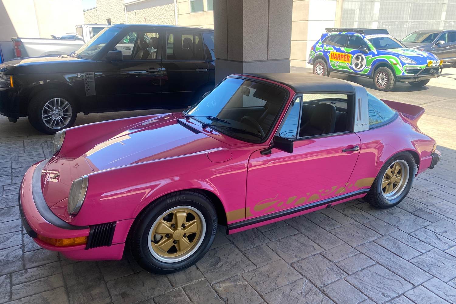 1 Fuchs Wheels for Porsche 911 Targa Pink - Image 1