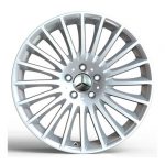 S Class Maybach Rims X222 Mercedes Multi Spoke Wheels Gloss Silver