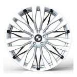 Bmw X5 Custom Rims G05 Wheels Gloss Silver And Black