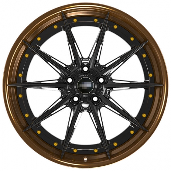 2 Ford Mustang Wheels Oem Bronze And Black Rims - Image 1