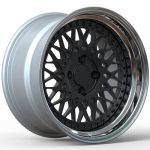17 Inch Deep Dish Rims With Chrome Lip For Toyota Celica